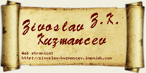 Živoslav Kuzmančev vizit kartica